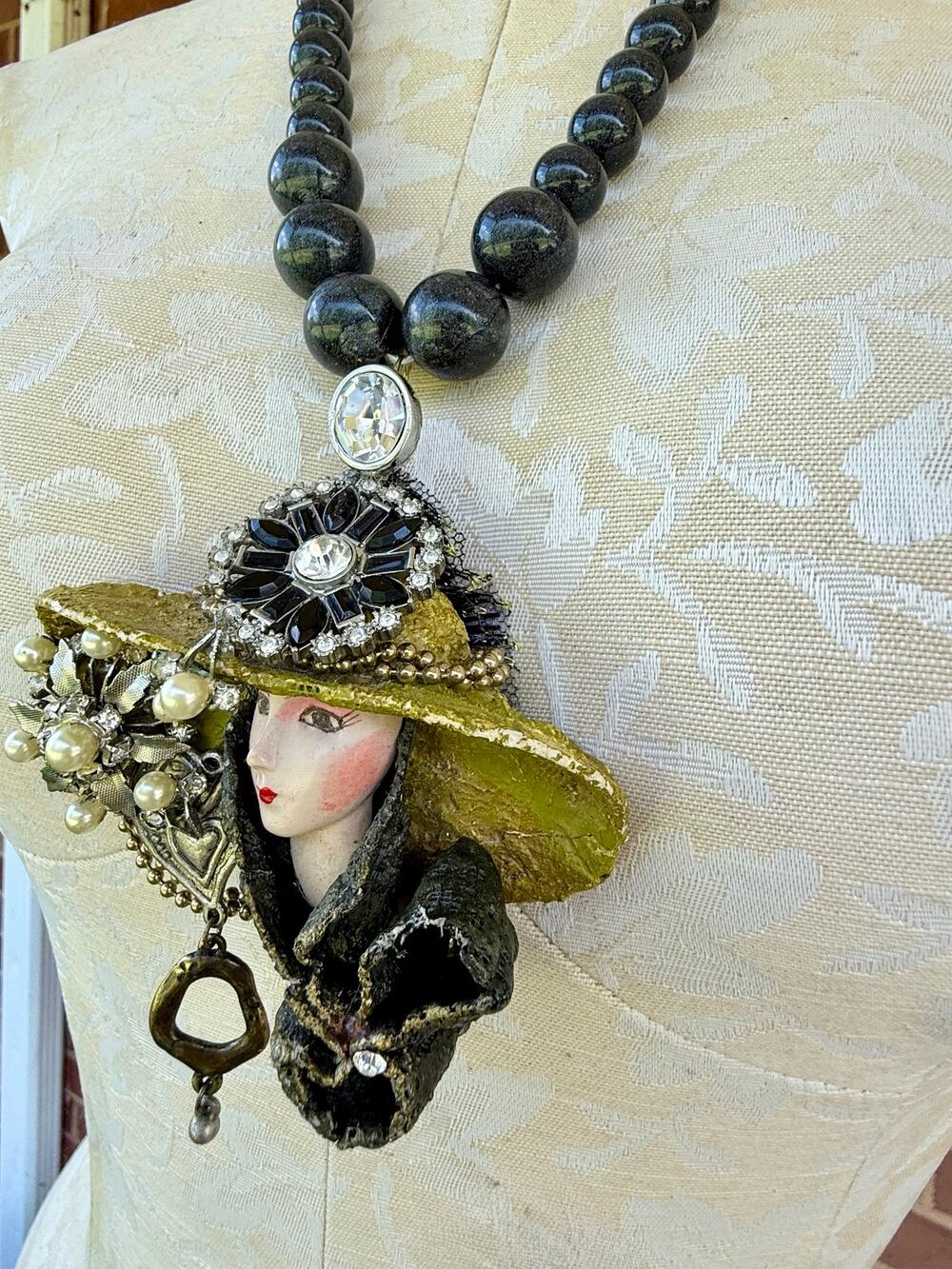 Upcycled Handcrafted Colorful Necklace